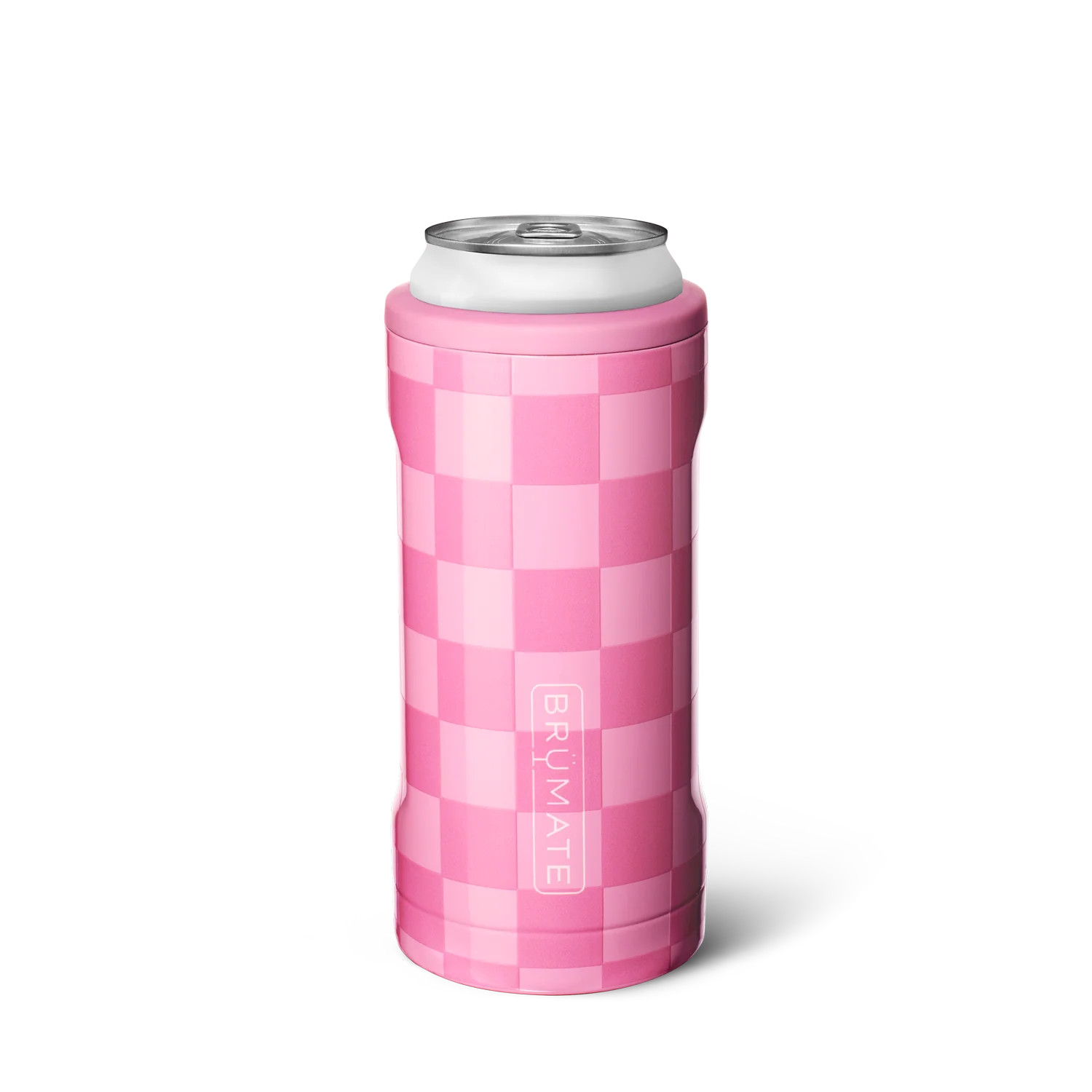 Pink Checker Hopsulator Slim | BruMate