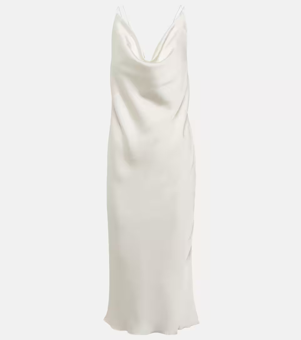 Robe de mariée Grace en satin | Mytheresa (FR)