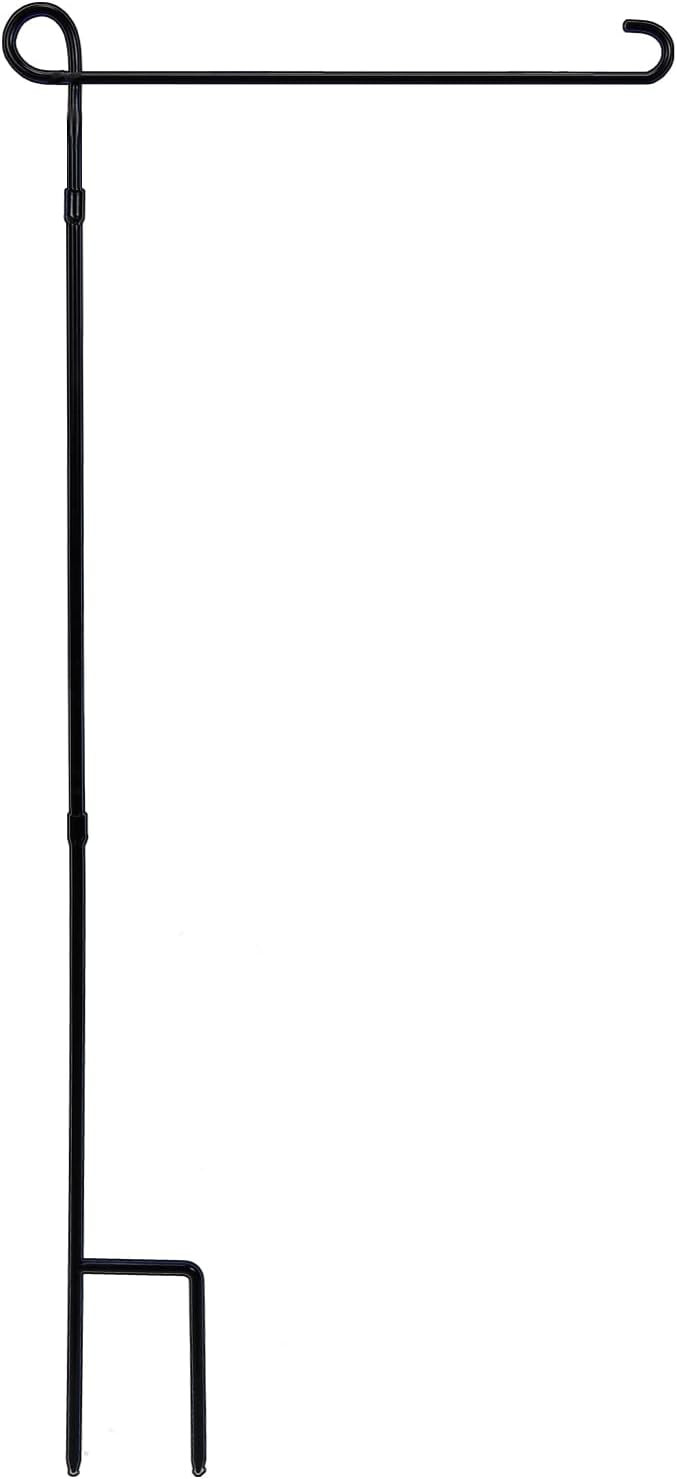 YEAHOME Garden Flag Stand Holder, Premium Yard Flag Holder Weather-Proof Metal Powder-Coated Flag... | Amazon (US)