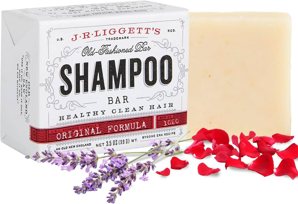 J.R.LIGGETT'S All-Natural Original Shampoo Bar - Plant-Based Solid Dry Bar For Sensitive Scalp An... | Amazon (US)