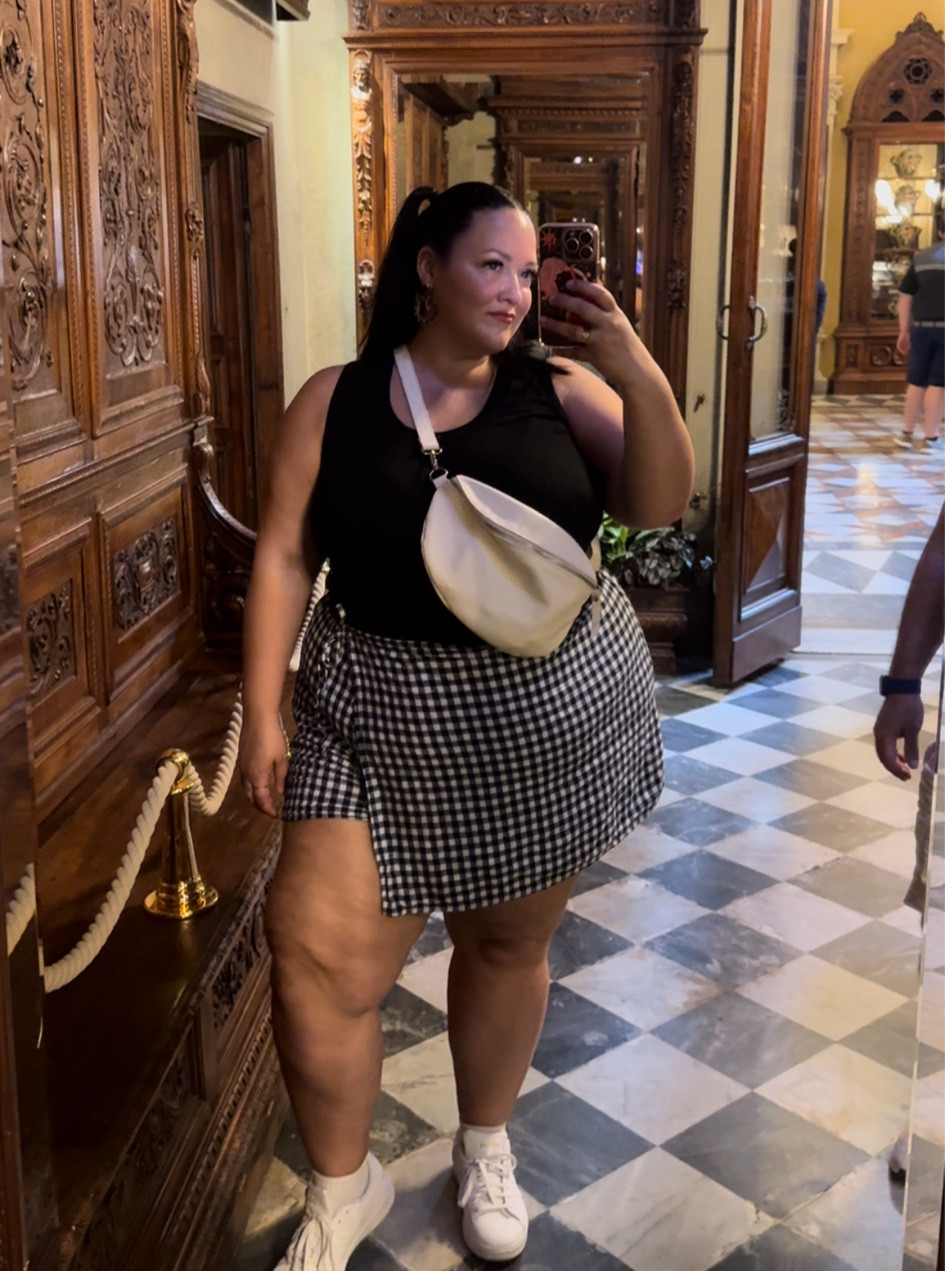 Hot weather season! This is the perfect affordable outfit to explore the outdoors. In cute comfort.  Affordable and a skort 

#LTKSeasonal #LTKSummerSales #LTKPlusSize