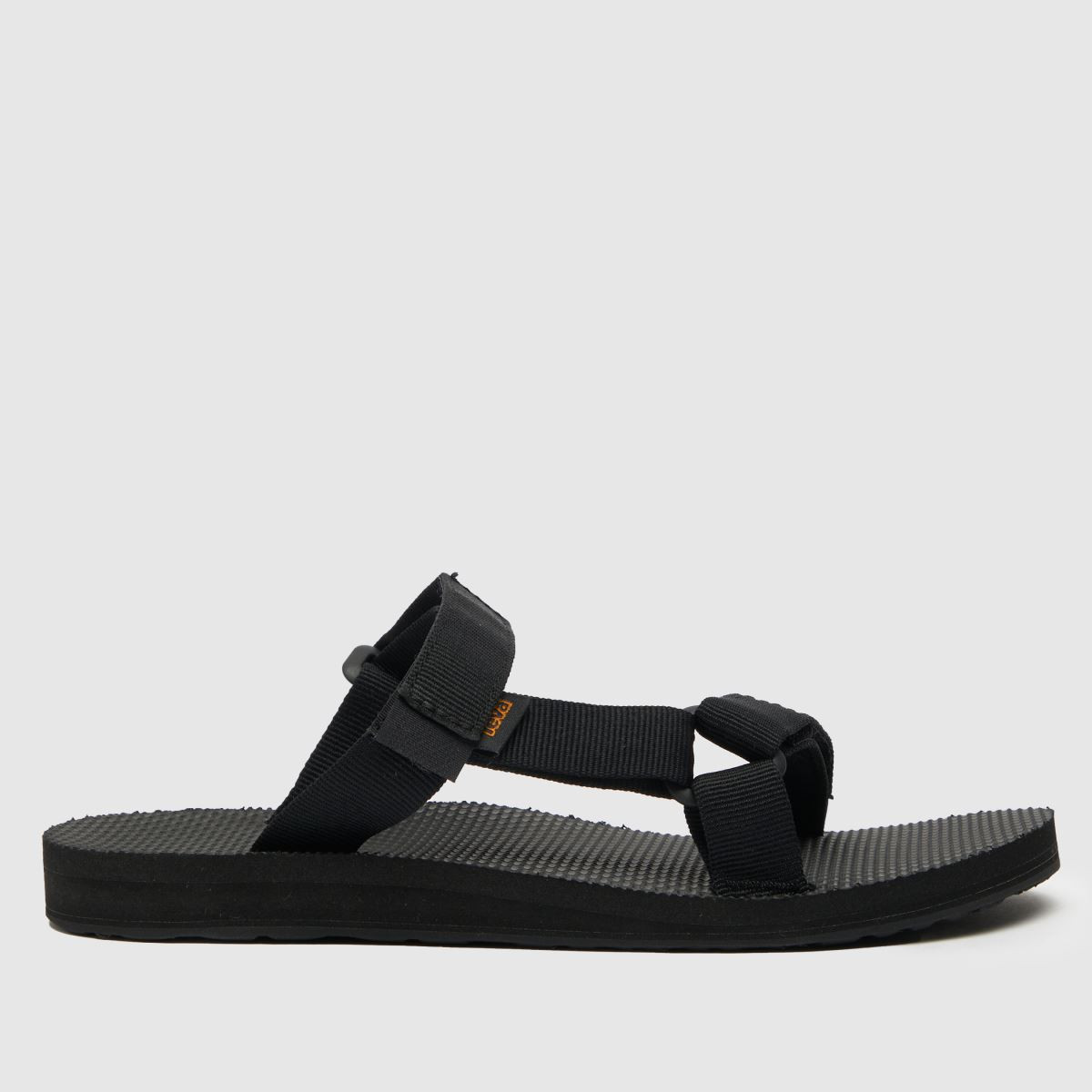 Teva black universal slide vegan sandals | Schuh