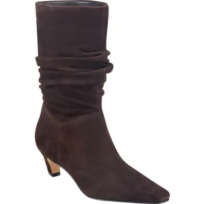 Marc Fisher LTD Dalores Leather Boot in Black at Nordstrom, Size 9.5 | Nordstrom