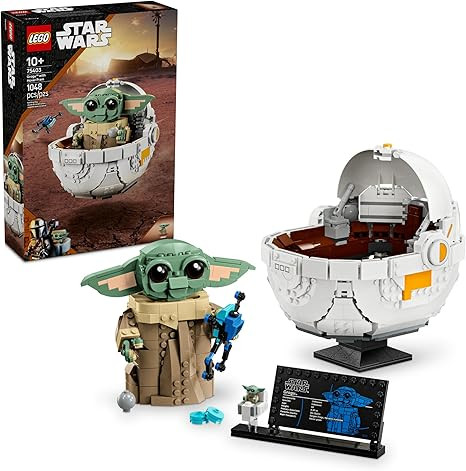 LEGO Star Wars Grogu with Hover Pram Building Toy Set - Star Wars Toy for Kids, Boys & Girls, Age... | Amazon (US)