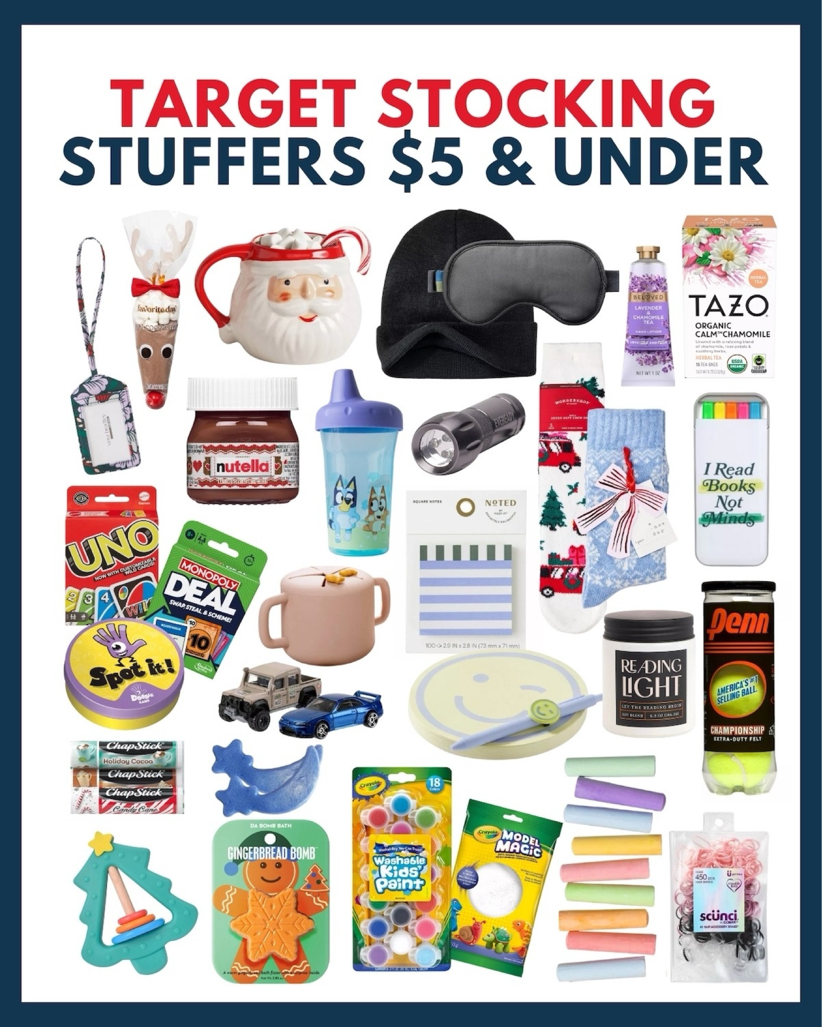 ✨ Target stocking stuffer magic—all $5 and under! ✨ Whether you’re shopping for men, women, teens, kids, or even babies, I’ve rounded up a TON of fun ideas that won’t break the bank. From games and toys to stationery, cozy essentials, travel must-haves, and more, there’s something for everyone on your list. 🎁 Dive into the budget-friendly brilliance and get ready to stuff those stockings like a pro! 🛍️ 🎄 #TargetFinds #StockingStuffers #GiftGuide #HolidayShopping #Under5Gifts

#LTKKids #LTKGiftGuide #LTKHoliday