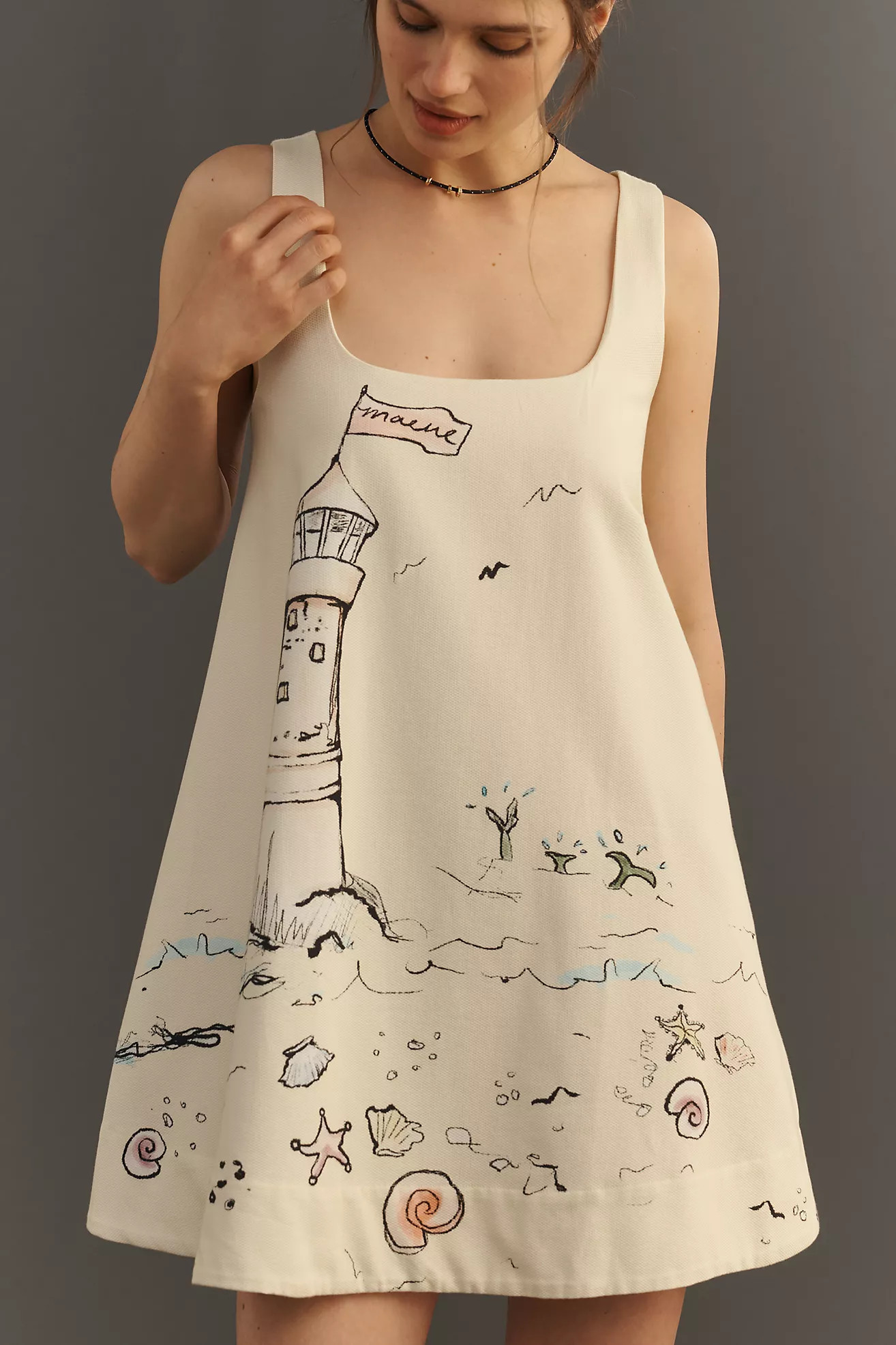 The Keiko Mini Dress by Maeve | Anthropologie (US)