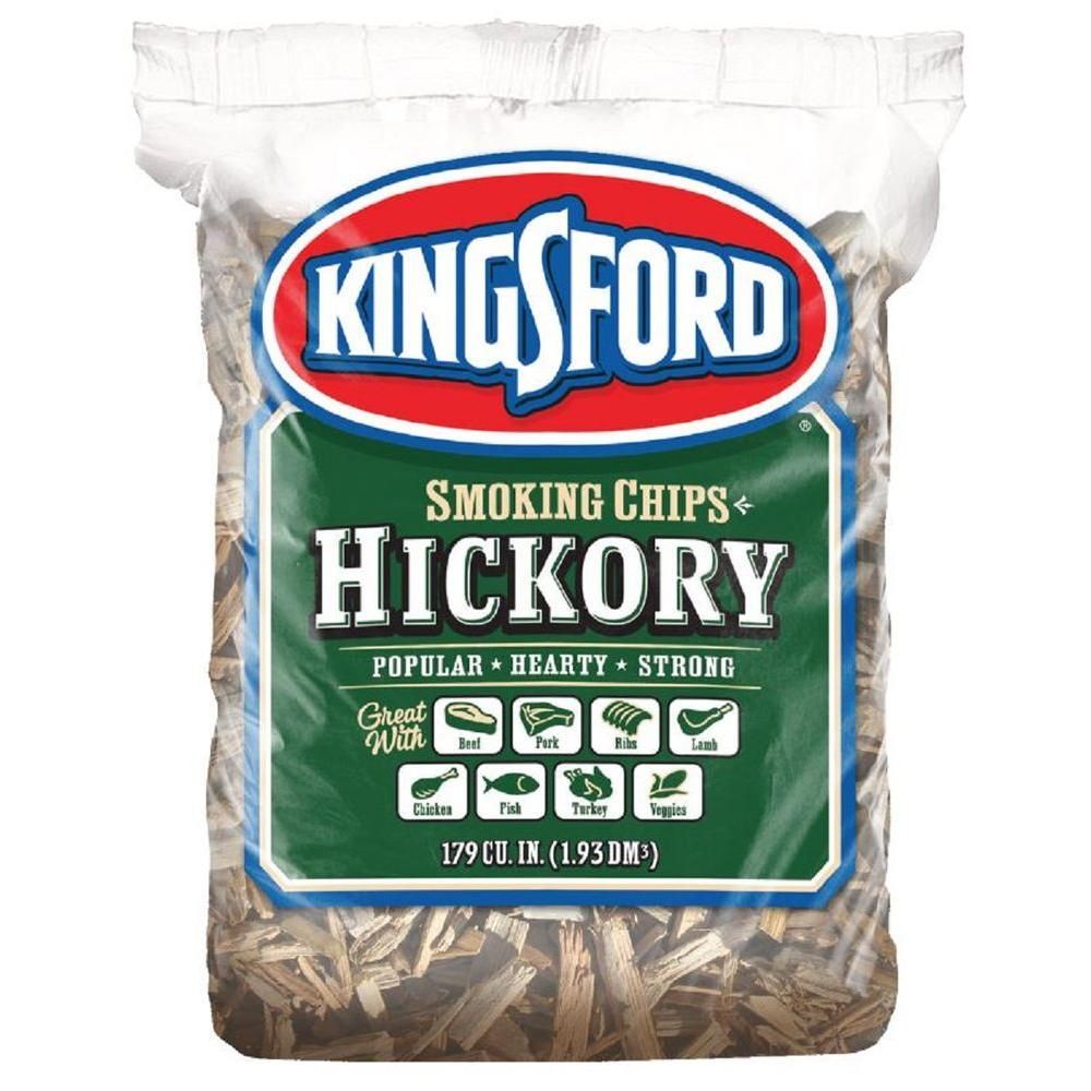 179cu. in. BBQ Hickory Wood Chips | The Home Depot
