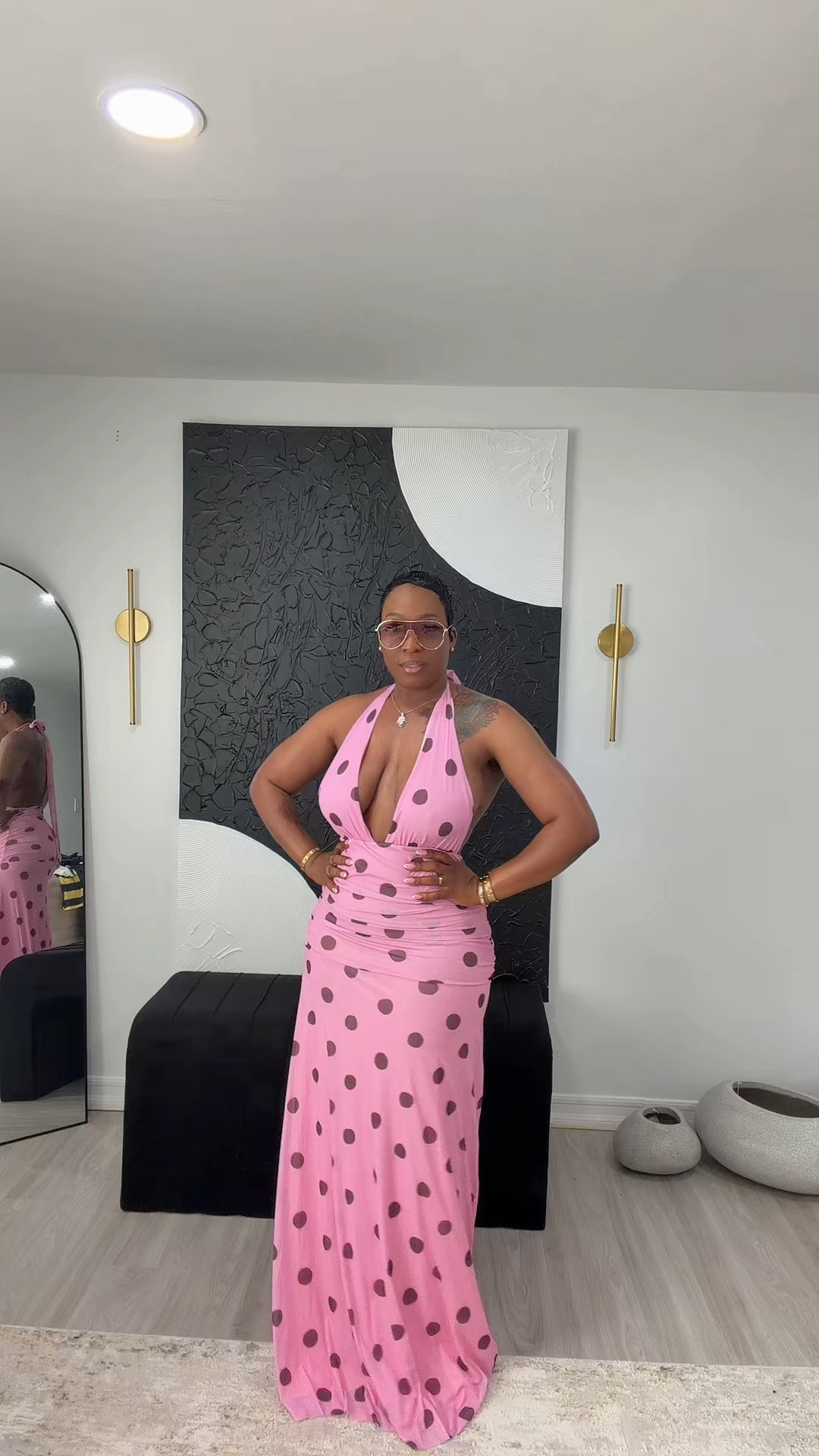 This dress 👗 
Wearing size large 5ft 6” 205lbs

#LTKU #LTKootd #LTKgrwm