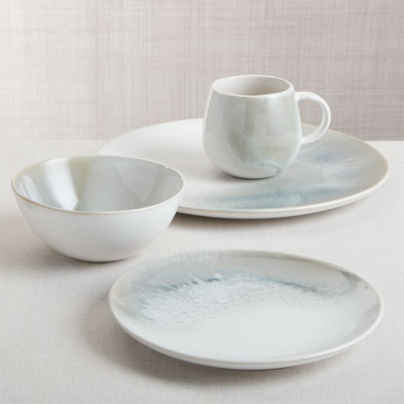 Ora Stoneware Dinnerware 4-Piece Place Setting + Reviews | Crate & Barrel | Crate & Barrel
