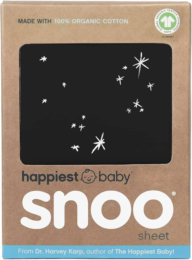 Happiest Baby SNOO Bassinet Fitted Sheet - 100% Organic Cotton Nursery Bedding - Fits SNOO Sleepe... | Amazon (US)