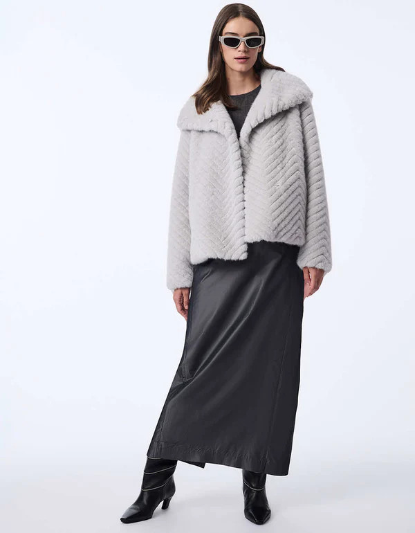 Echelon Faux Fur Coat | Bernardo Fashions