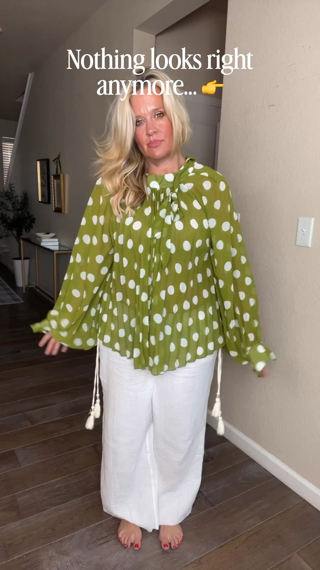 ✨Tap the bell, save and ❤️ for over 40 fashion, midlife style, midsize fashion and luxury looks for less. 

I stopped believing my body was the problem… and started dressing for the body I have now. That is when I found myself again.🤍

These are the 4 pieces I’m reaching for on repeat because they check every Outfit Physics™ box:

✨ The striped two-piece that looks effortlessly polished.
✨ The gorgeous blue button-down that feels like cool air.
✨ The striped tank + gauze pants that never cling.
✨ A Tuckernuck quality  dress that looks luxe for under $35.

Every piece is:
✔️ Belly-friendly
✔️ Heat-approved
✔️ Comfortable without looking casual
✔️ Easy to mix and match all summer

Looking polished in the heat shouldn’t mean feeling uncomfortable. The right pieces skim instead of cling, create balance, and help you feel like yourself again.

Comment SUMMER and I’ll send every link before they’re gone. 🤍

1. White strip button M (size down if in between sizes.) 2. Stripe pants L (size up if in between sizes.) 3. Blue button down M (size down if in between sizes.) 4. White gaze pants L (size up if in between sizes.) 5. Blue Polo dress L (size up if in between sizes.) 

👑 Helping you look good, feel good with Outfit Physics™.

#midlifestyle #over40fashion #over50style #midsizefashion #bellyfriendly

#LTKOver40 #LTKMidsize #LTKPlusSize