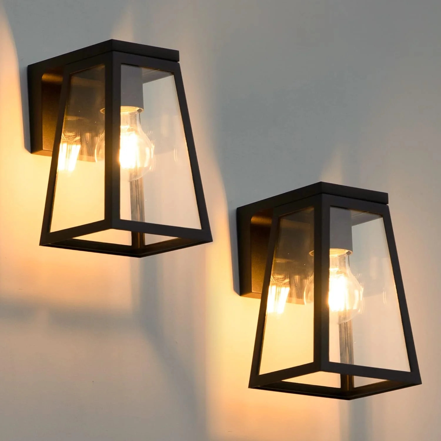 Lutec Solar Outdoor Wall Lantern (2 Count) | Walmart (CA)