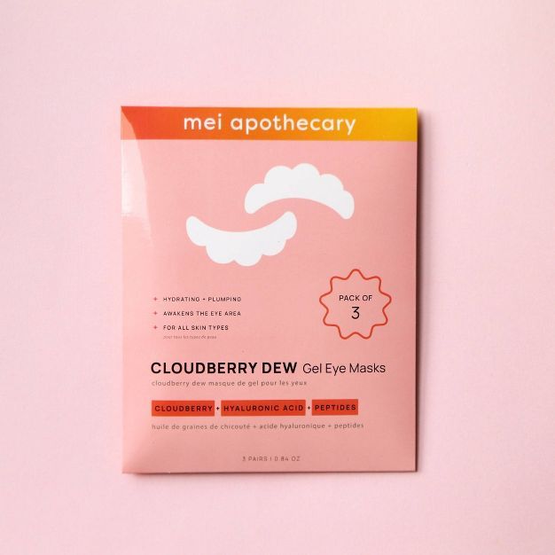 Mei Apothecary Cloudberry Dew Eye Gel Mask - 3ct | Target