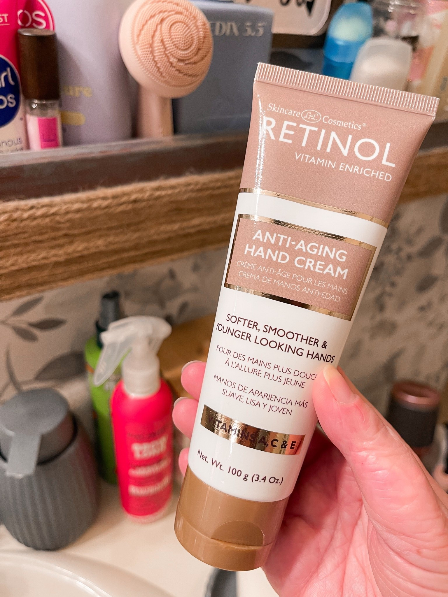 This retinol hand lotion is one of my favorites. 🧴 
I also keep 1 in my purse. 👜 

#LTKOver40 #LTKselfcare #LTKBeauty