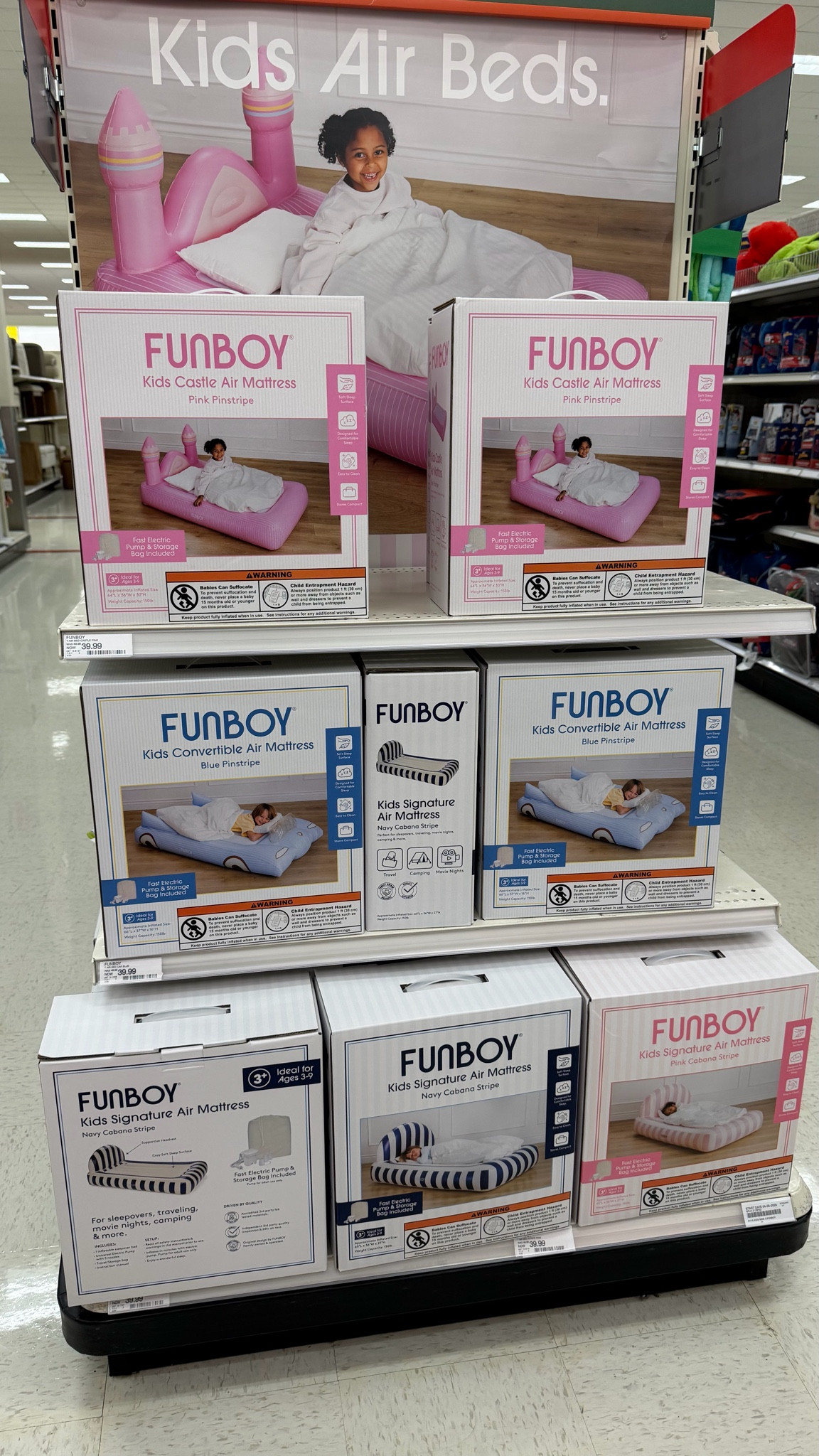 These FUNBOY kids air beds at Target are honestly the cutest sleepover find ever 🩷✨ Perfect for summer sleepovers, movie nights, grandparents’ houses, travel, or making bedtime feel extra fun for kids. The princess castle bed is adorable but the striped ones give such cute coastal vibes too 🤍 #targetfinds #targetkids #kidsroomdecor #sleepoverideas #funboy #kidsairbed #momfinds #playroomideas #kidstravel #summerkids #targetstyle #parentingfinds #kidsbedroom #coastalkidsroom #princessroomdecor #momtokfinds #viraltargetfinds #ltkfinds #targetmusthaves

#LTKKids #LTKHome #LTKKids
