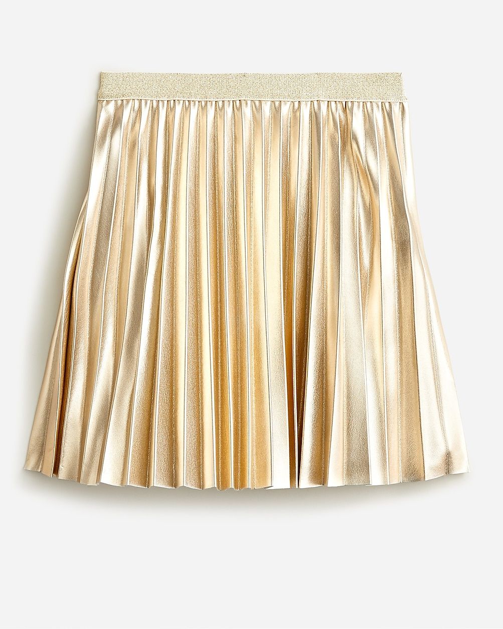 Girls' pleated metallic skirt | J. Crew US