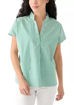 Women's Dolman Sleeve Ruffle Neck Top | Belk