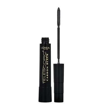 Luscious Lashes Guaranteed: L’Oréal Paris Telescopic Original Lengthening Mascara - Intense Carbon Black - 0.27 Fl Oz (1 Pack) | Walmart (US)