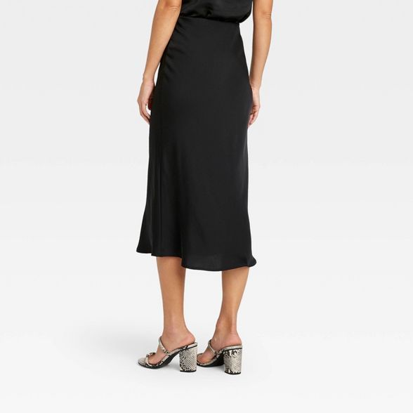 Women's High-Rise Midi Slip A-Line Skirt - A New Day™ | Target