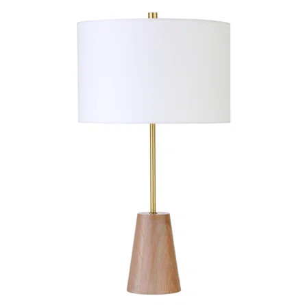 Willa Arlo Interiors Ducharme 25.5" Marble Table Lamp With Fabric Shade | Wayfair | Wayfair North America