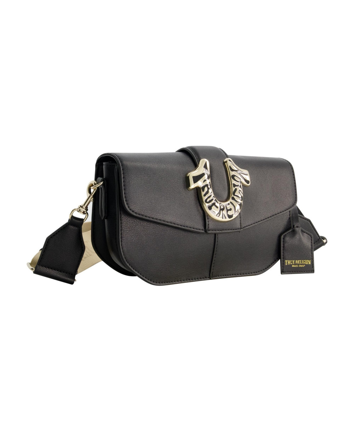 True Religion Shoulder Bag with Signature Logo Accent - Black | Macy's