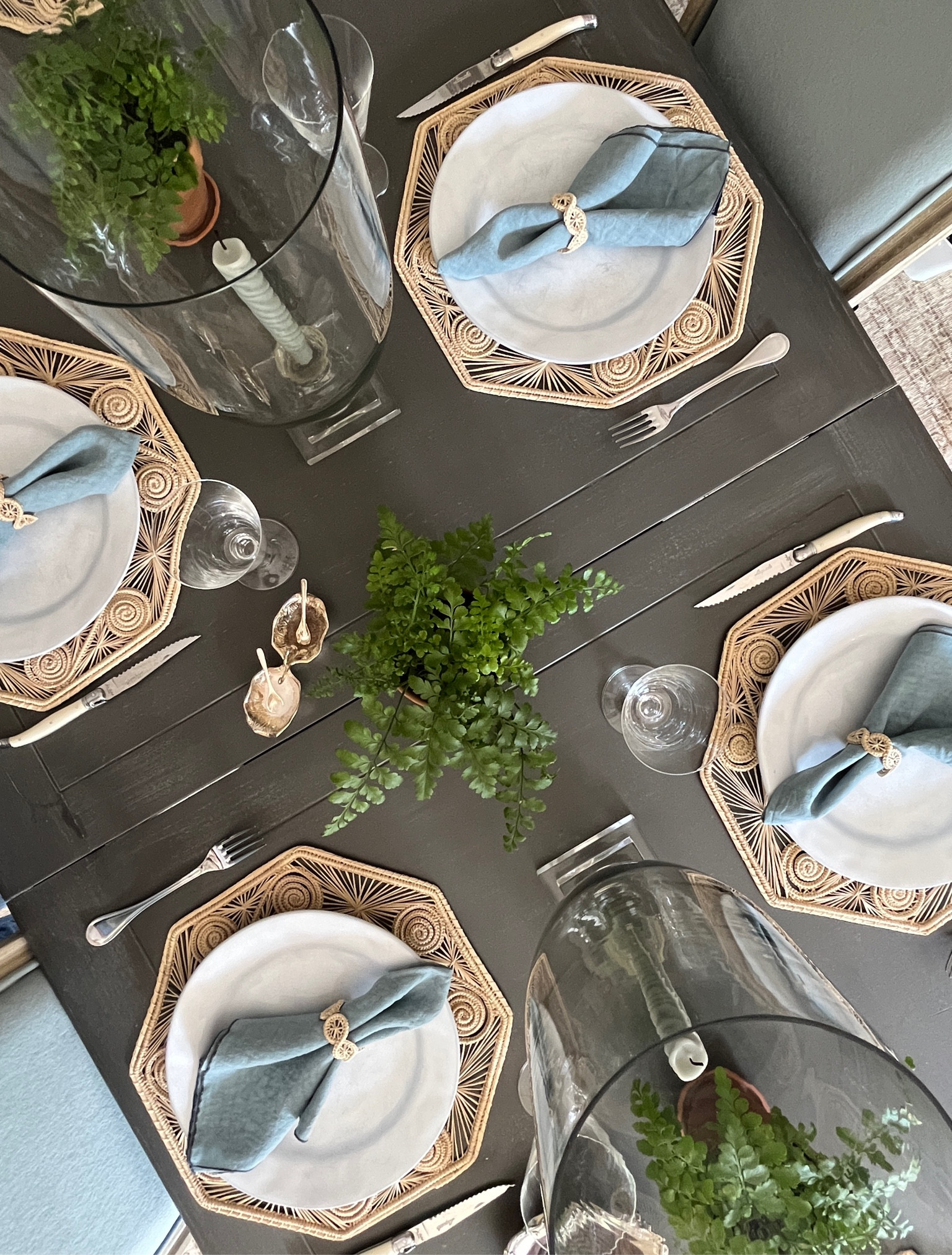 Sunday night family dinner! Rattan,  ferns, and a touch of silver is always nice. 


#LTKFamily #LTKParties #LTKHome