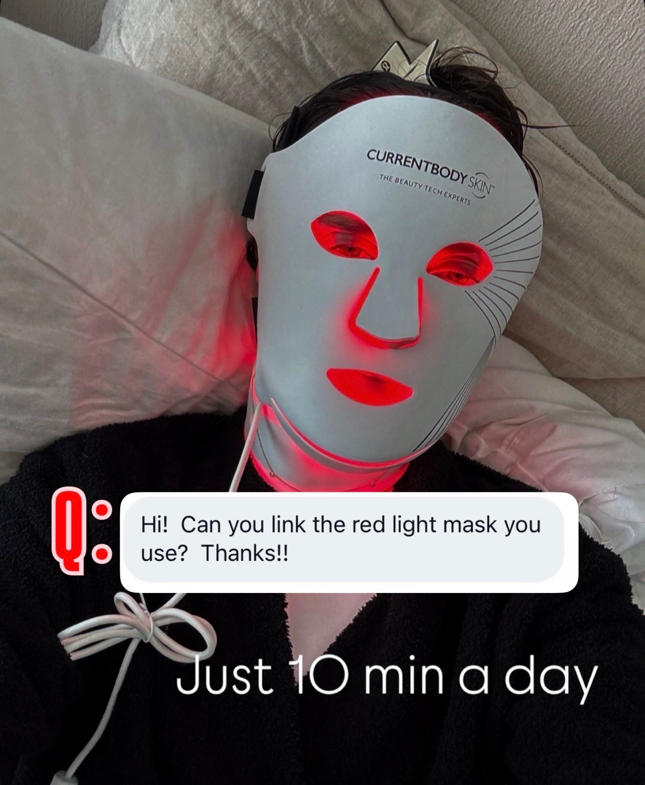 This red light mask has been one of my favorite skincare investments. I use it for just 10 minutes a day and genuinely notice a difference in my skin looking brighter, smoother, and more glowy. It’s one of those things that feels extra at first and then you cannot live without it.

Red light therapy, skincare tools, anti aging skincare, glowing skin, beauty tools, skincare routine, collagen boosting, currentbody skin, red light mask, beauty favorites, skincare must haves, annabrstyle

#LTKBeauty #LTKgrwm #LTKmorningroutine