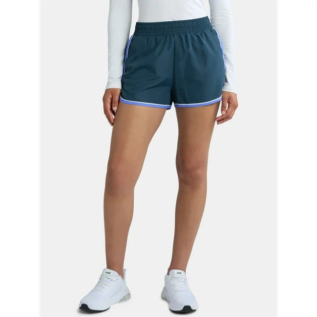 Athletic Works Women's and Women's Plus Piped Running Shorts, Sizes XS-4X | Walmart (US)