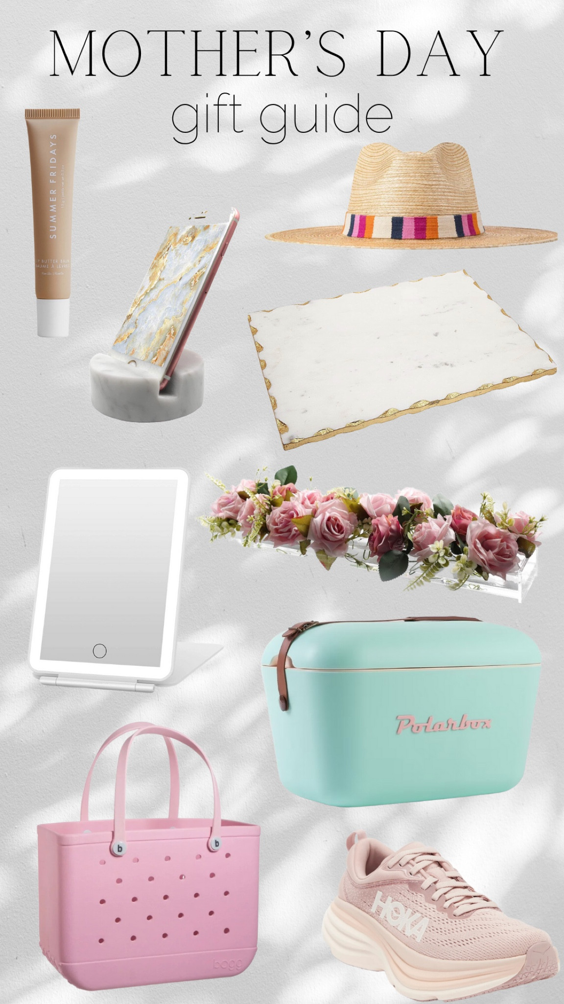 Mother’s Day Gift Guide, Gifts for Her, Bogg Bag, Marble Charcuterie Board, Travel Mirror, Hokas

#LTKSeasonal #LTKunder100 #LTKGiftGuide