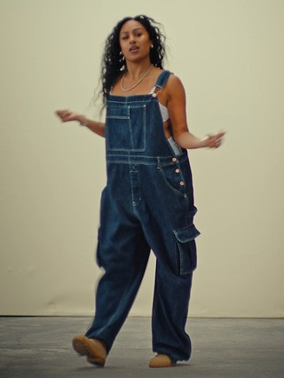 Relaxed Denim Cargo Overalls | Gap (US)