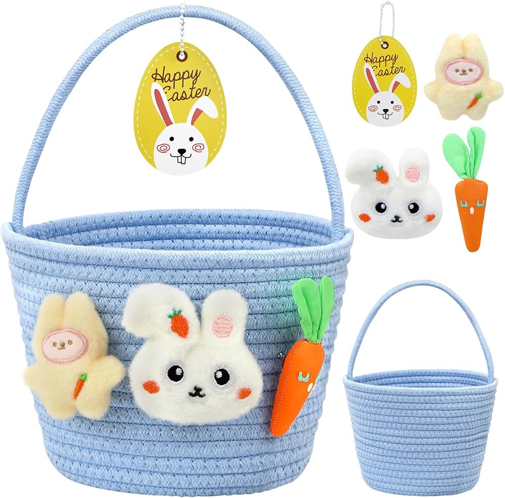 Easter Basket, Easter Baskets for Kids, Boys Easter Basket, Easter Basket for Boys Girls Baby Kid... | Amazon (US)