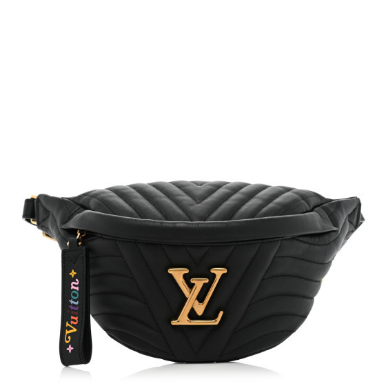 Calfskin Quilted New Wave Bumbag Black | FASHIONPHILE (US)