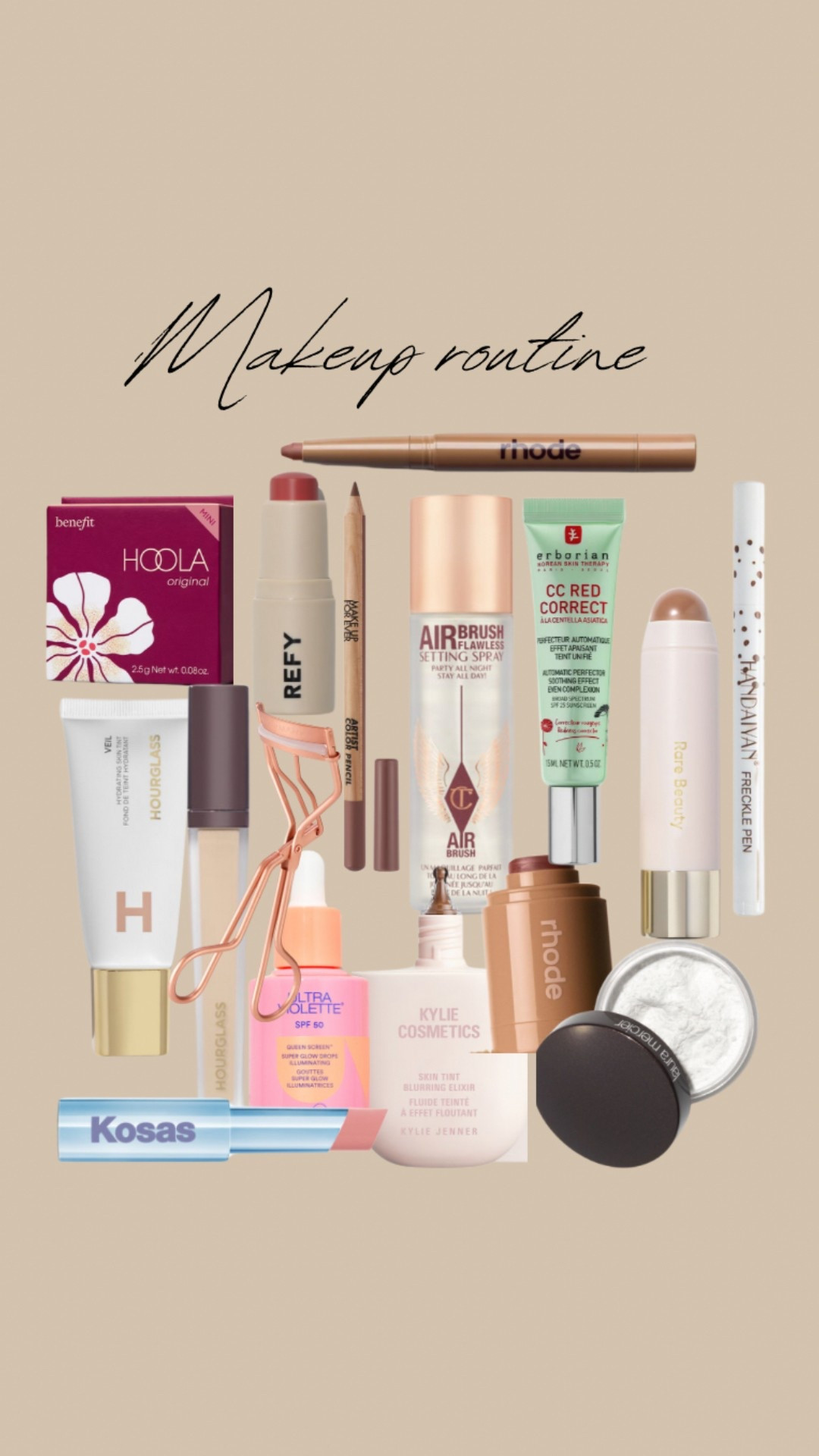 Everyday Makeup routine  💄 

Shades: 
Lipliner - lean and anywhere caffeine 
Lip blush- orchid 
Kosas lip balm- baby rose 
Bronzer stick- happy Sol 
Concealer - fawn 

#LTKbeauty