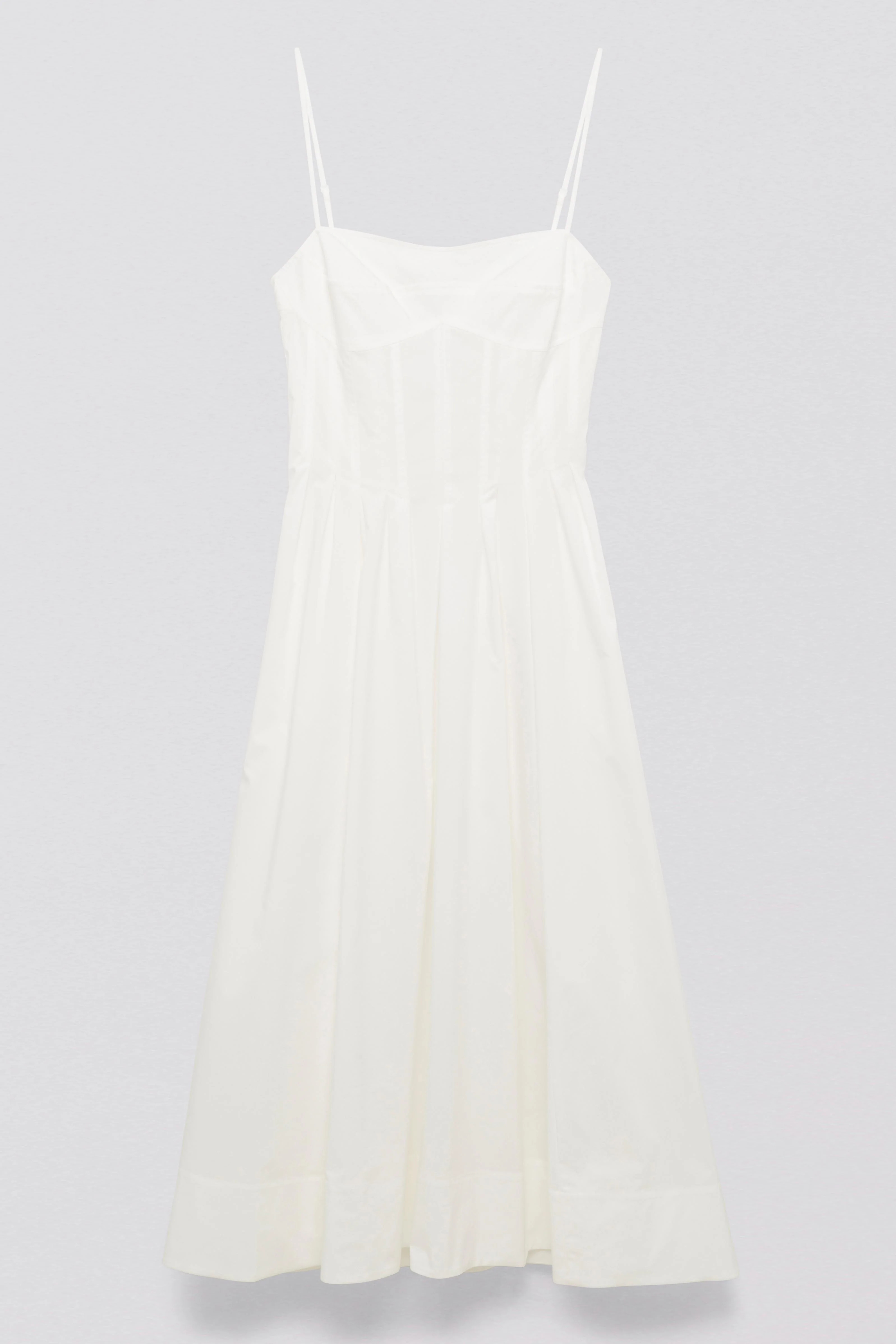 SIMKHAI Women's Kittiya Dress in White, Cotton, Size 10 | Simkhai