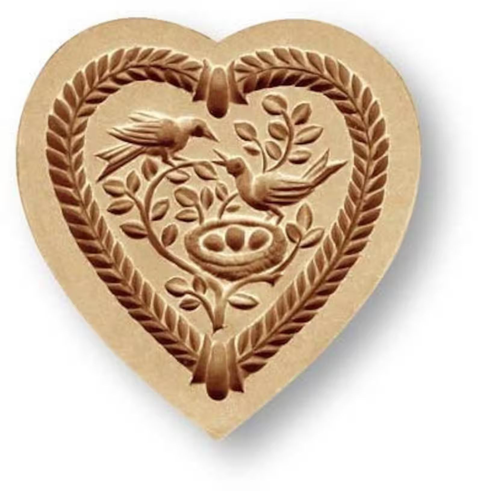 Heart With Bird Family Springerle Cookie Mold by Anis-paradies 5126 - Etsy | Etsy (US)