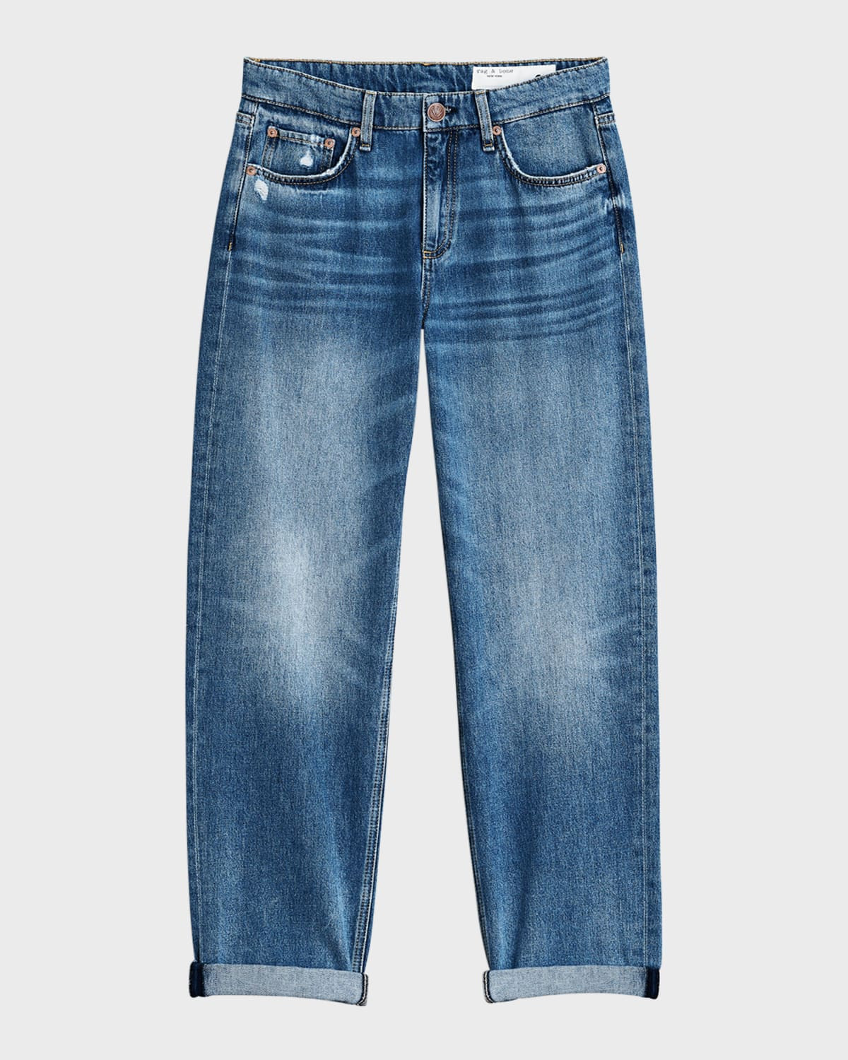 Dre Low-Rise Baggy Boyfriend Jeans | Neiman Marcus