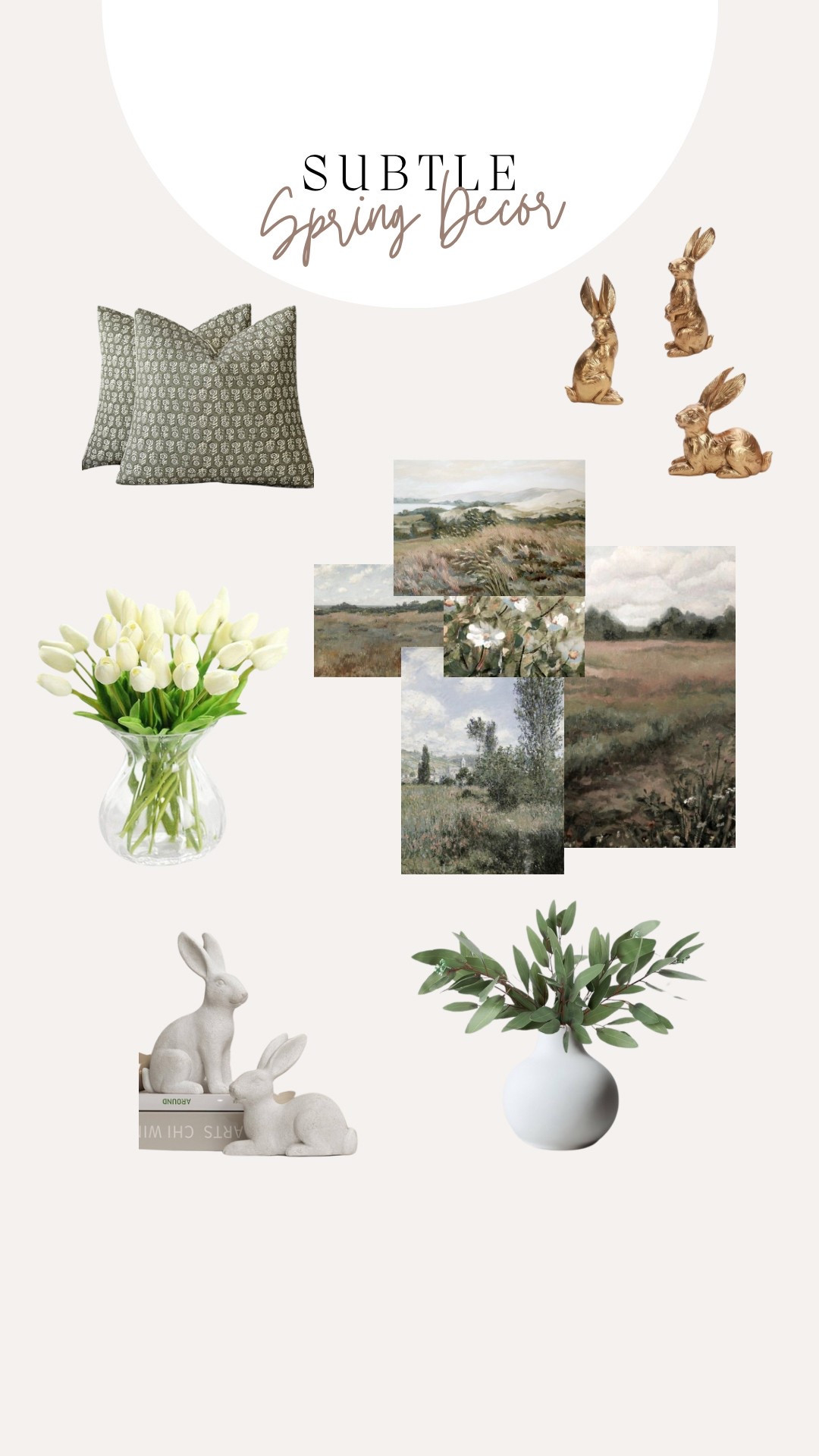 Subtle and simple spring home decor. 

#LTKHome #LTKSeasonal