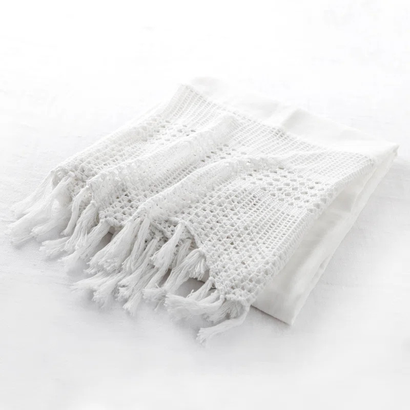 Vintage Crochet Linen Flat Sheet | Wayfair North America