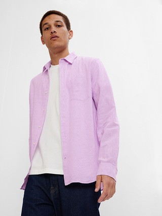 Linen Shirt in Standard Fit | Gap Factory