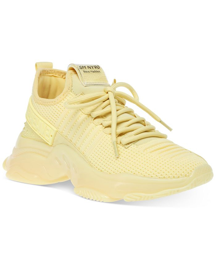 Steve Madden Women's Maxima Rhinestone-Trim Trainer Sneakers & Reviews - Athletic Shoes & Sneaker... | Macys (US)