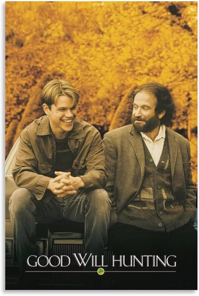 Good Will Hunting Movie Poster Art Poster Canvas Painting Decor Wall Print Photo Gifts Home Moder... | Amazon (US)