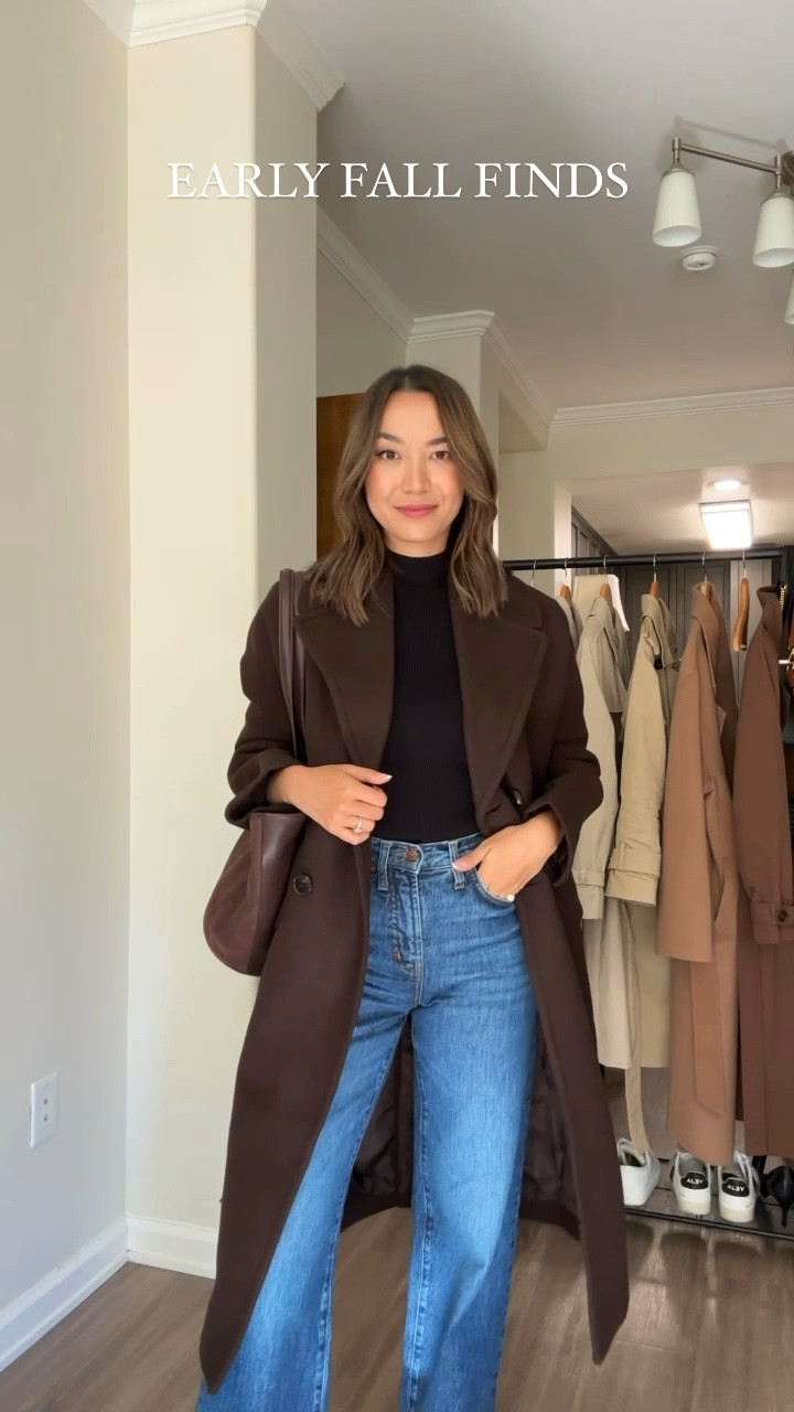 Early chocolate brown fall finds 

• Madewell sale 25-30% off + stackable 15% off with code JUSTFORYOU on full outfit ending 9/15 
• Jeans in Hillside wash run 1-2 sizes smaller than normal Madewell sizing 
• Jcrew leather and suede large tote 

#LTKsalealert #LTKstyletip #LTKfindsunder100