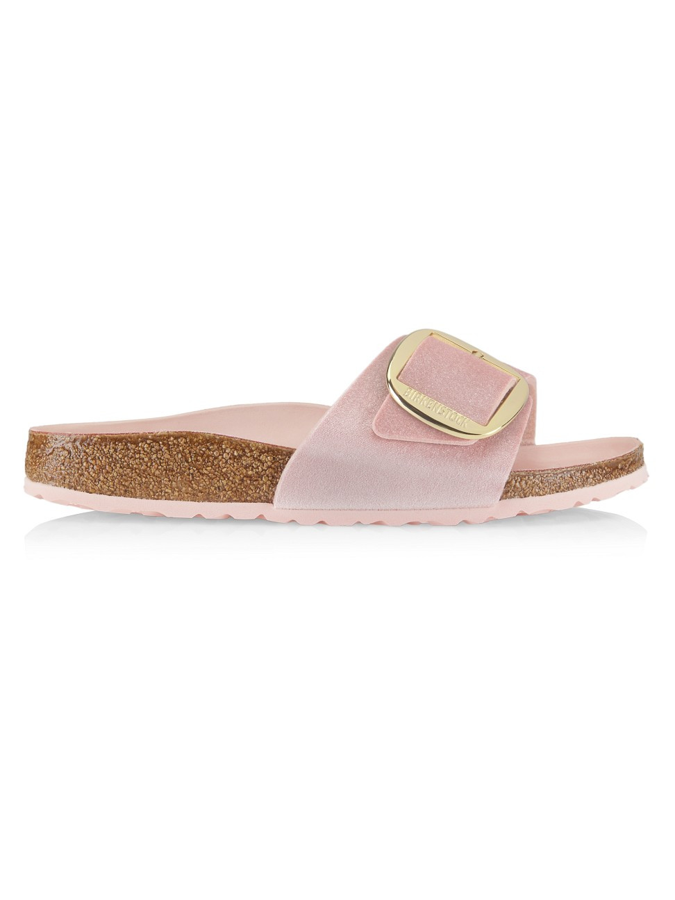 Women's Madrid Big Buckle Velvet Slides - Pink - Size 6 Sandals - Pink - Size 6 | Saks Fifth Avenue