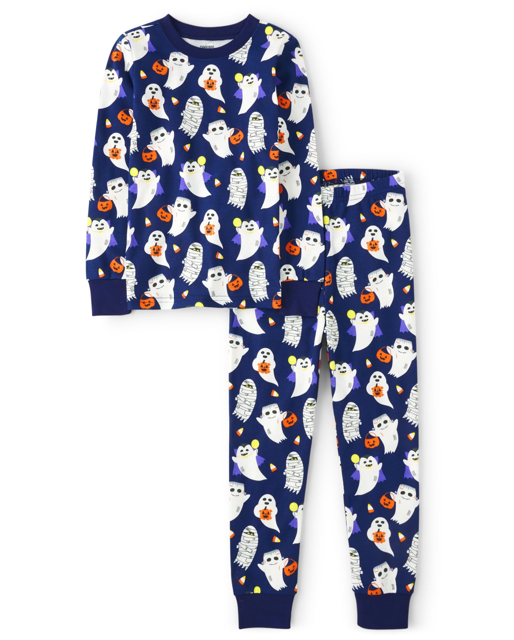 Boys Ghost Snug Fit Cotton Pajamas - Gymmies - multi clr | The Children's Place