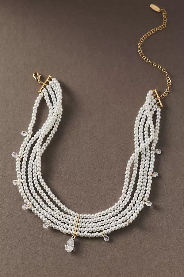 Pearl Drop Choker Necklace | Anthropologie (US)