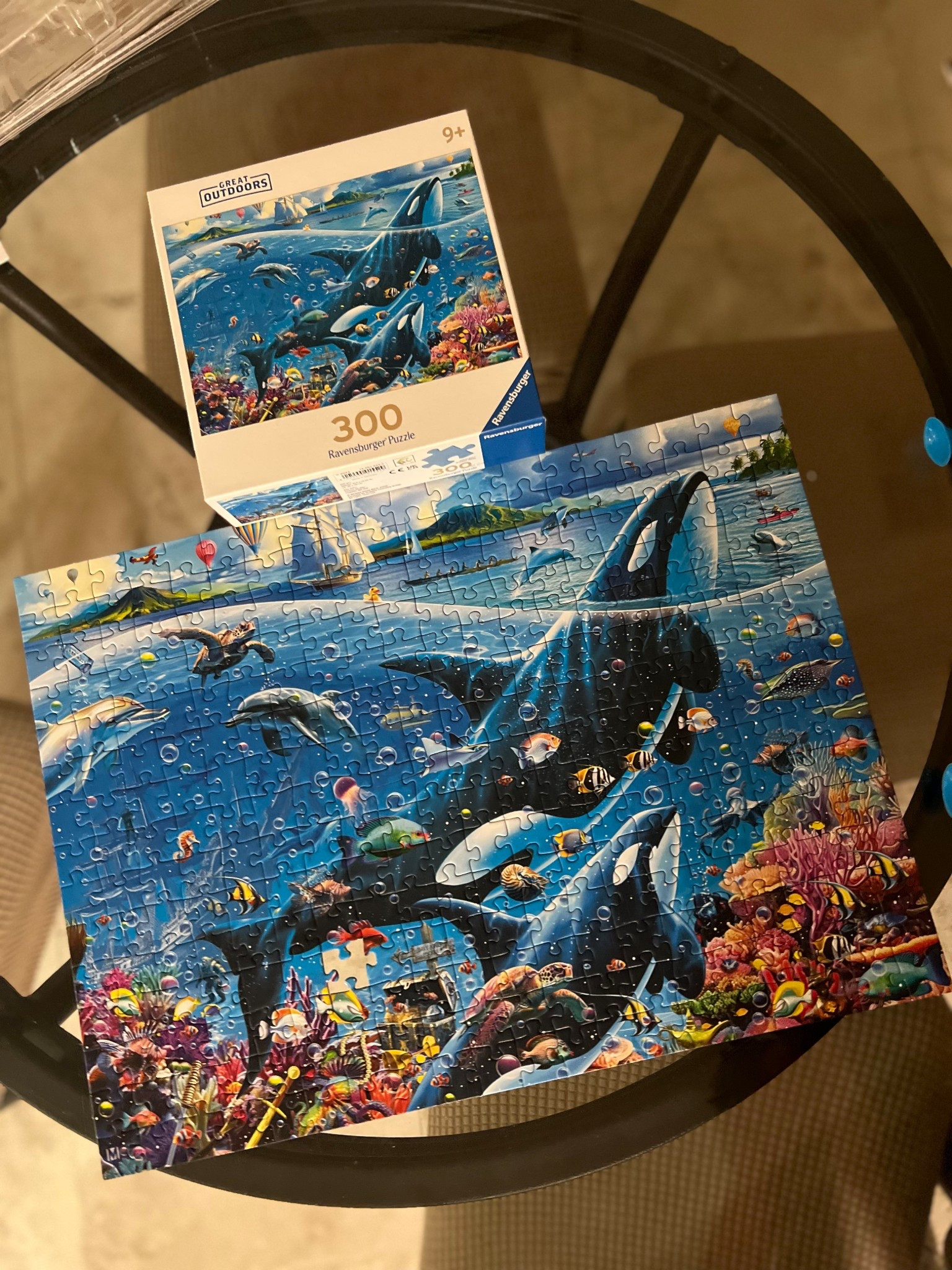 How to glue your finished puzzle. 