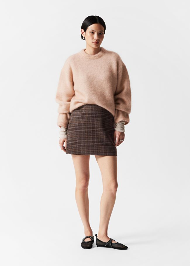 Tweed Wool-Blend Mini Skirt | & Other Stories (EU + UK)