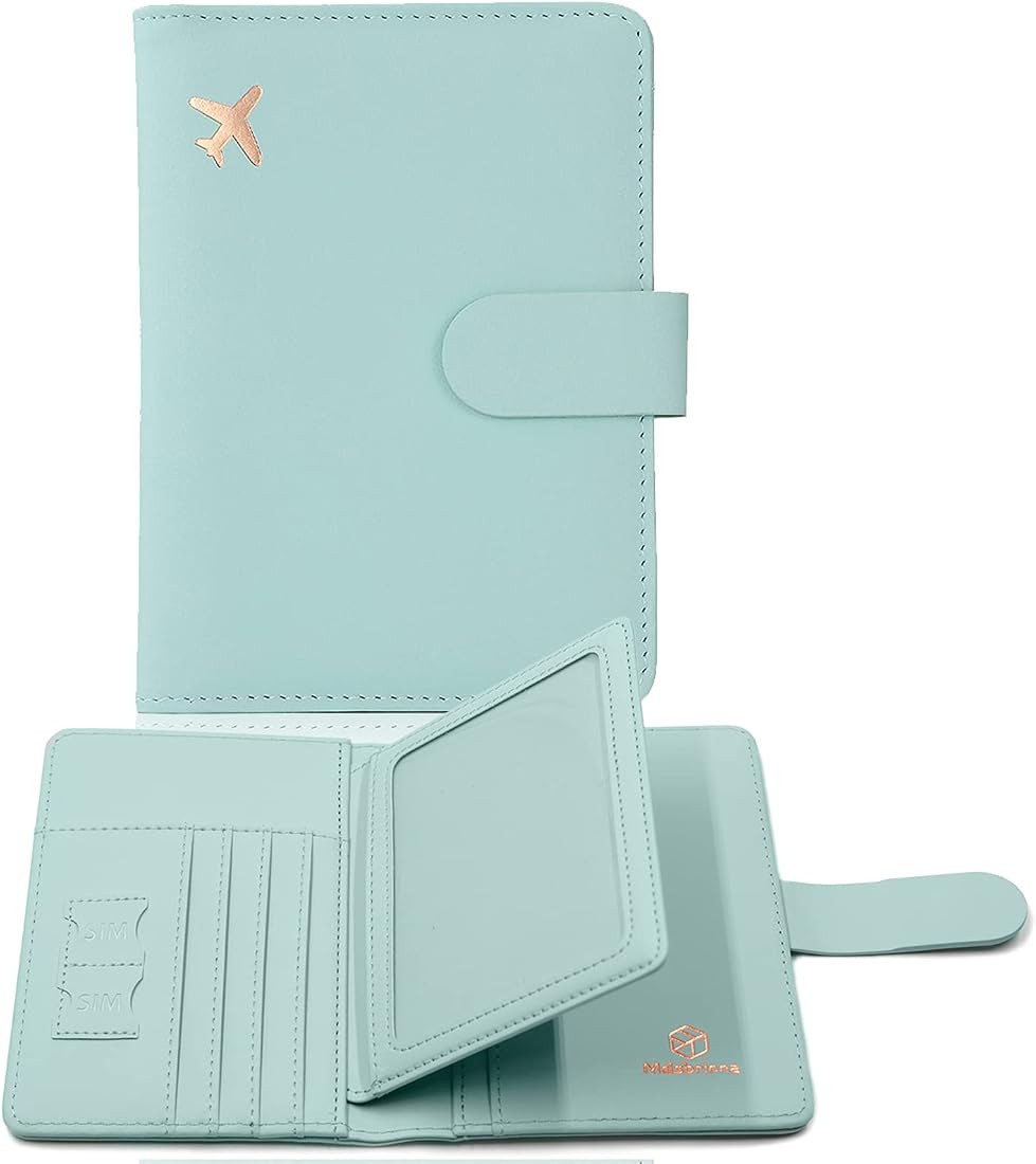 Melsbrinna Passport Holder,Passport Holder Card Slots,Cute Passport cover for Women/Men,Waterproo... | Amazon (US)