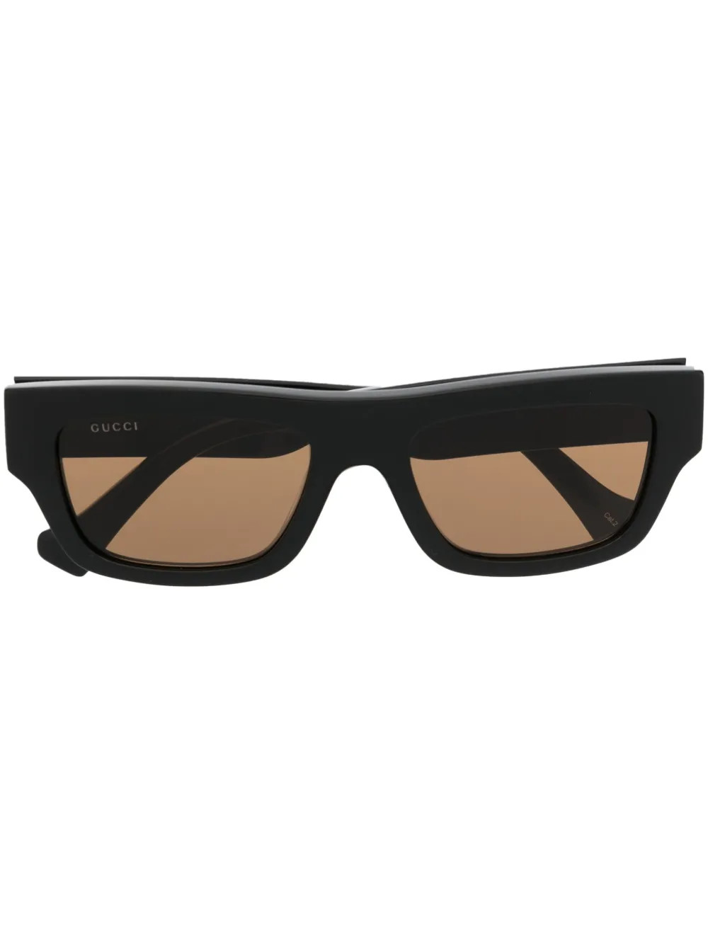 Gucci Eyewear square-frame tinted-lenses Sunglasses | Black | FARFETCH | Farfetch Global
